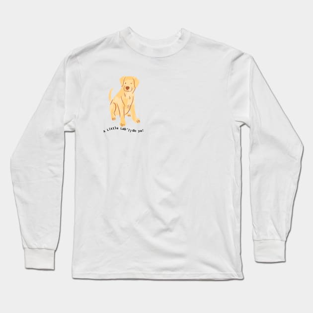 A little labrador Long Sleeve T-Shirt by BilliamsLtd